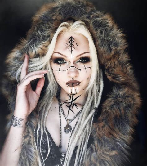 Celtic witch makeup